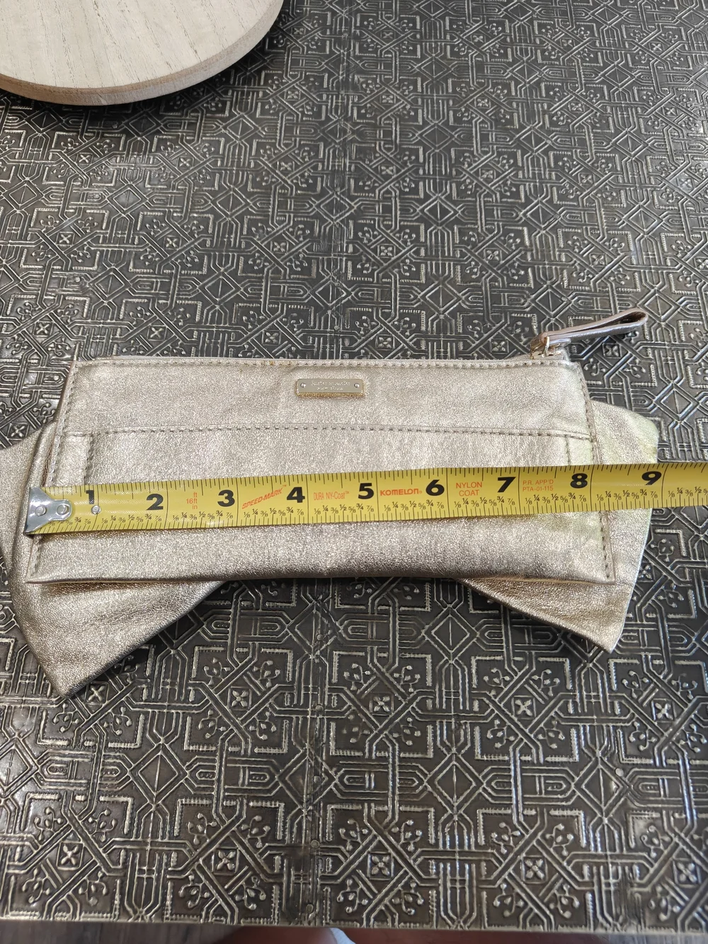 Kate Spade Golden Bow Vintage Clutch Rare/One Of A Kind!!